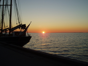 Zonondergang limfjord