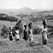 RWANDA 1957: landelijk zicht nabij Butare