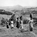 RWANDA 1957: landelijk zicht nabij Butare