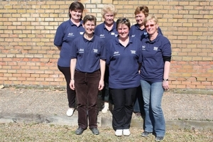 Claudine, An, Jacqueline, Els, Anita en Francine