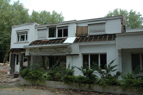 afbraak Bloemendael (bois fleuri)  mei 2009