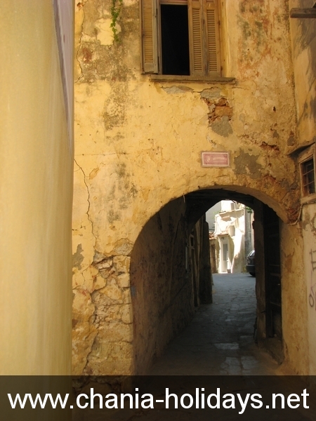 Oude wijk in Chania