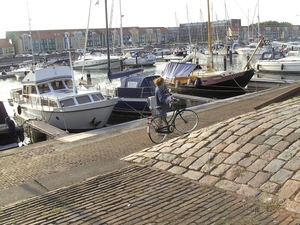 De haven van Hellevoetsluis.