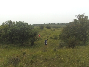 Tocht door de duinen.