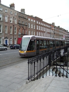 Tram voor hotel