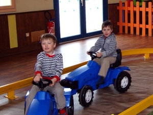 In de indoor speeltuin