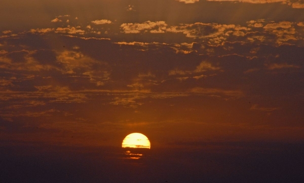 Zonsondergang in Kreta