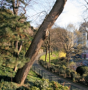 Park bij Basilique du Sacr� Coeur