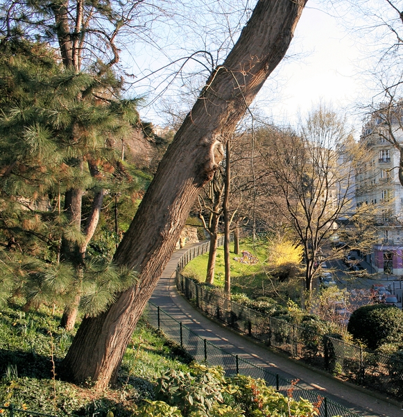 Park bij Basilique du Sacr Coeur