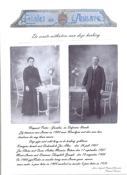 Verpoort - Defrenne de eerste herbergiers