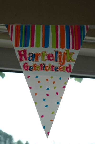 OOK DE VERSIERING WAS NIET VERGETEN HE !