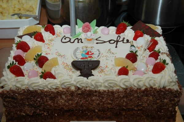 EN DIT WAS DE MOOIE FEESTTAART !