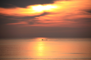 Cap blanc nez ,zonsondergang