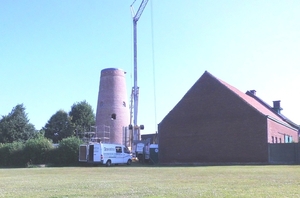 Molen ,afgewerkte kuip.