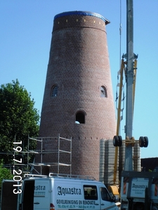 Molen ,afgewerkte kuip.