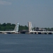 nieuwe en oude brug over de Schelde