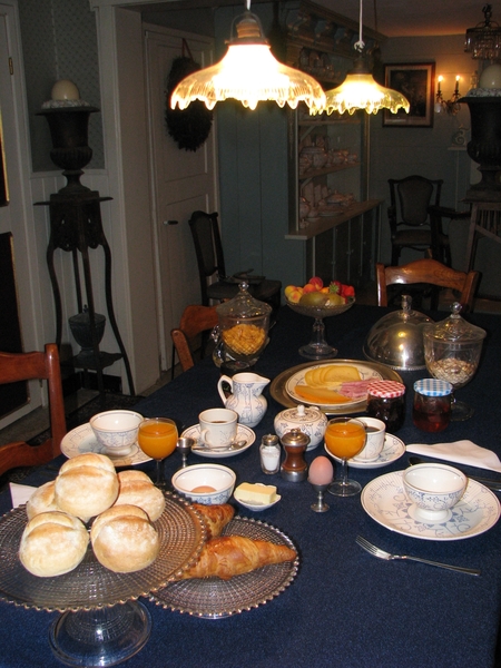 ontbijt........en wat een verwennerij