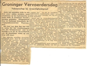 Vervoerders Dag Groningen