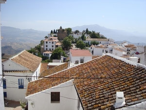 En van de hoogste witte dorpjes Colmares