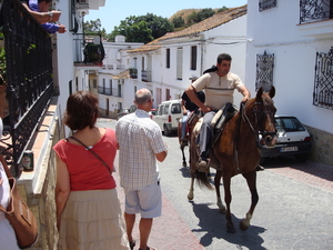 in het dorpje La Viuela
