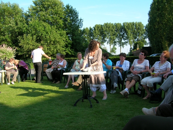 zalig in de avondzon