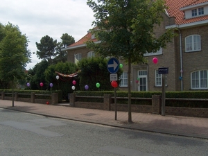 Met ballonnen