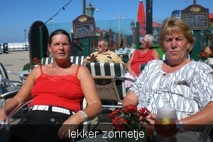 lekker genieten in de zon