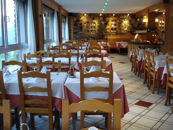 zicht op het restaurant