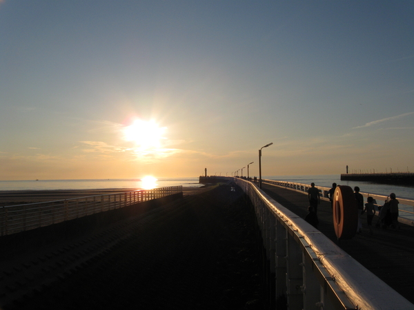 Nieuwpoort 06- 09 Ondergaande zon