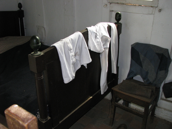 ondergoed op het voeteneind