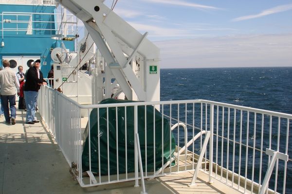 Op de ferry van Sassnitz naar Ronne