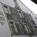 R�desheim am Rhein, Drosselgasse - Zijgevel Hotel Post