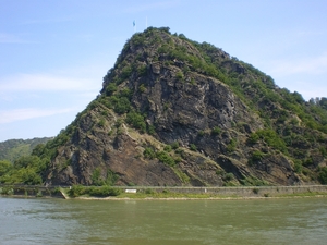 Sankt-Goar am Loreley - Zicht op de Loreley