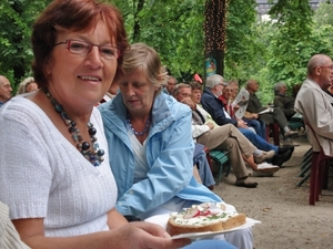 De echte boterhammen van het park