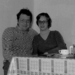 Jean + Lis in keuken 1979