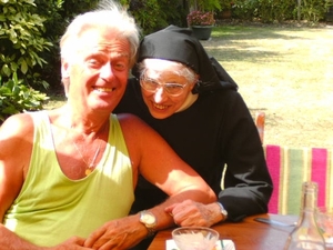 Tante Maria en Roland dikke vrienden....