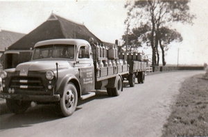 Boeren melk vervoer