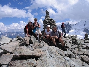 Op de top van de Munt Pers (3200 m.)