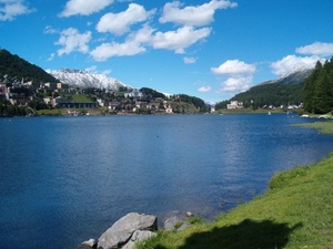 Het meer van St. Moritz