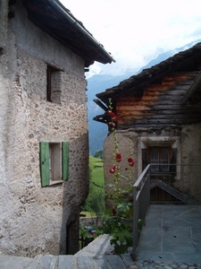 Typisch hoekje in Soglio