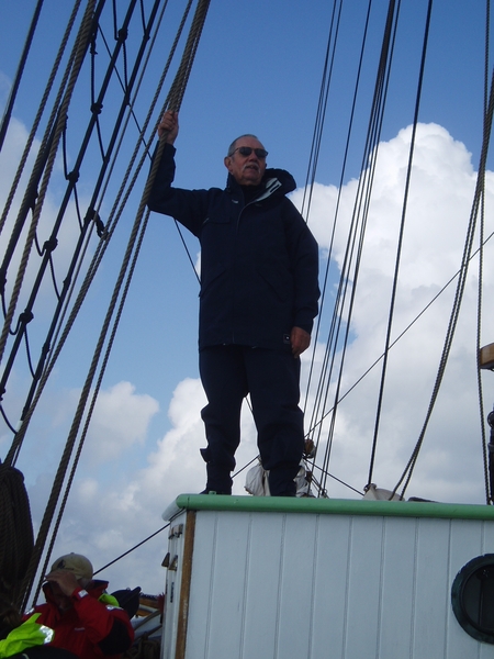 Aan boord van de Brita Leth