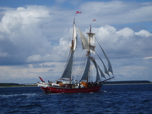 vanop de Brita Leth de deelnemers fotograferen