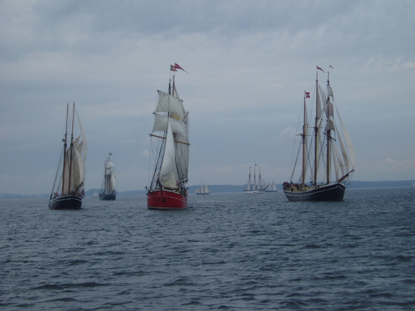 Vanop de Brita Leth de race volgen