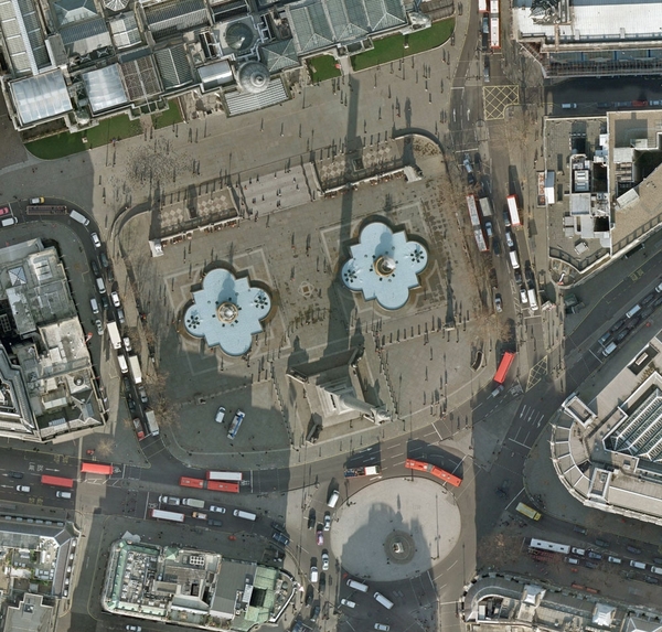 1A2 Trafalgar Square _luchtzicht