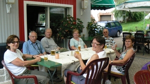 Verdiende beloning na een ferme wandeling