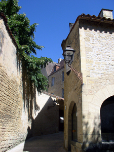 mooi steegje in Sarlat
