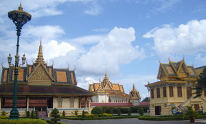 Koninklijk Paleis in Phnom Penh