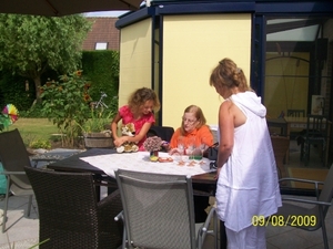 BBQ bij alain , els en chanelleke  9 Agustus 2009 006