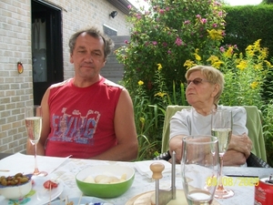 BBQ bij alain , els en chanelleke  9 Agustus 2009 008