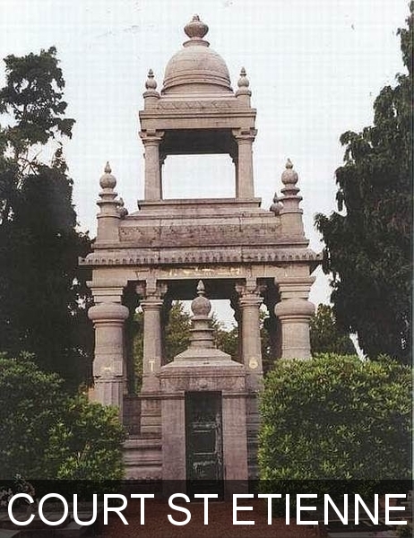 Court St Etienne grafzerk van een vrijmetselaar